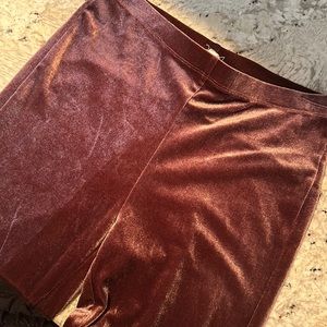Crushed Velvet Flare Pants!!
